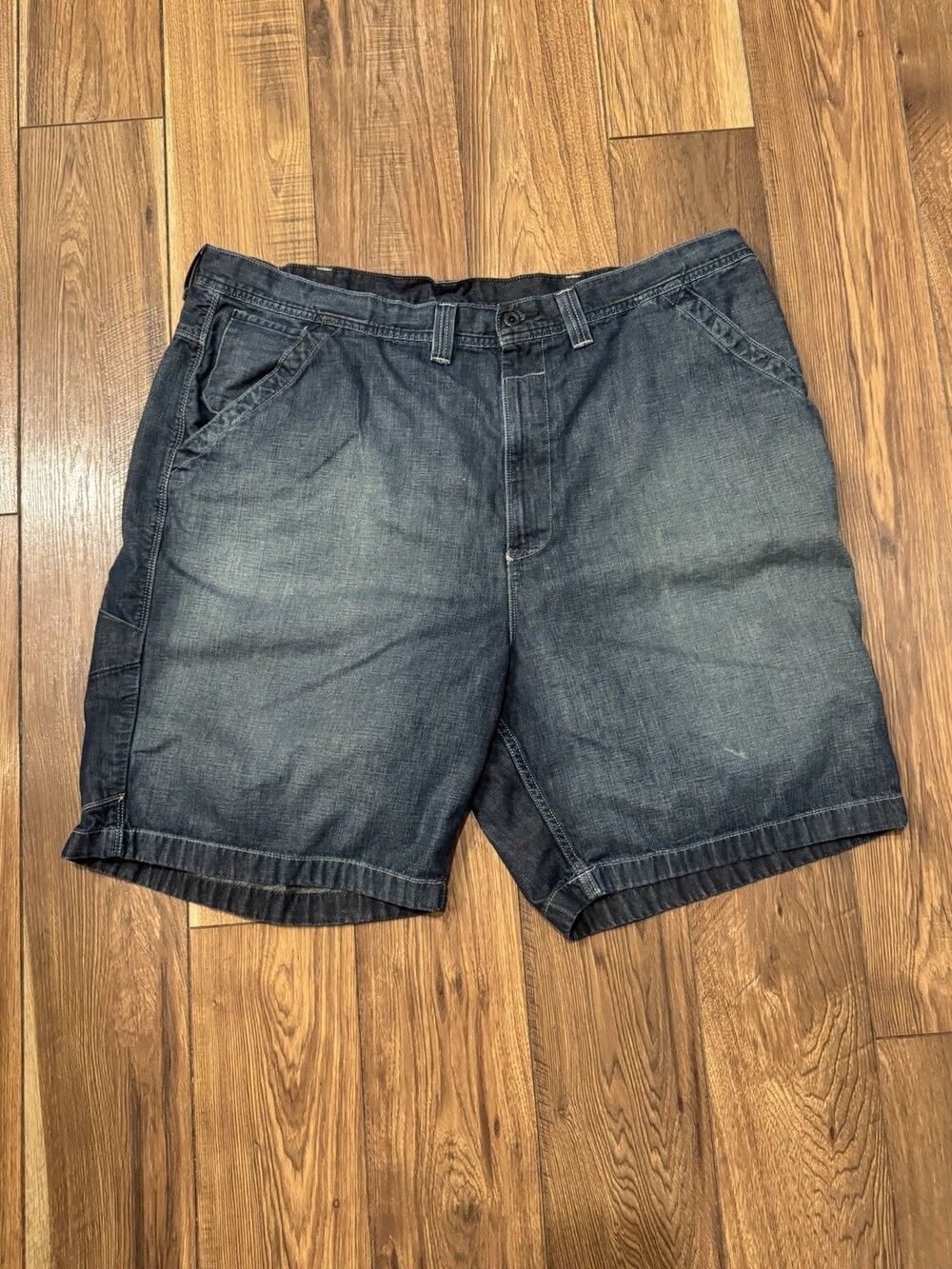 Vintage Polo Ralph Lauren Carpenter Jean Shorts Mens 48 Baggy Blue Denim Jorts